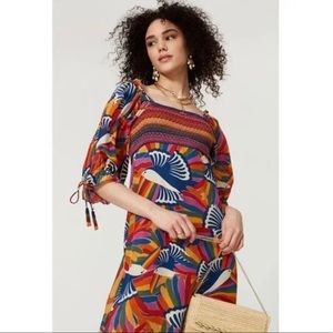 NWT Farm Rio Rainbow Toucan dress